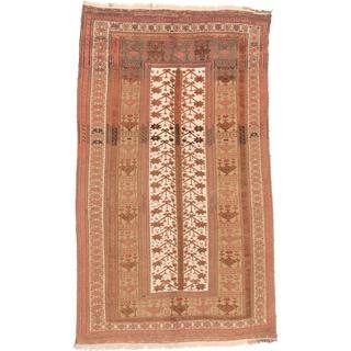 ecarpetgallery Hand-knotted Tajik Caucasian Beige and Brown Wool Rug (6' x 10')