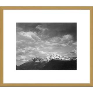 Global Gallery Ansel Adams 'Heaven's Peak, Glacier National Park, Montana' Framed Art