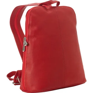 LeDonne Women's Leather Backpack with Adjustable Straps and Tablet Pocket
