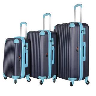 Brio Luggage 3-piece Hardside Luggage Set with Spinner Wheels