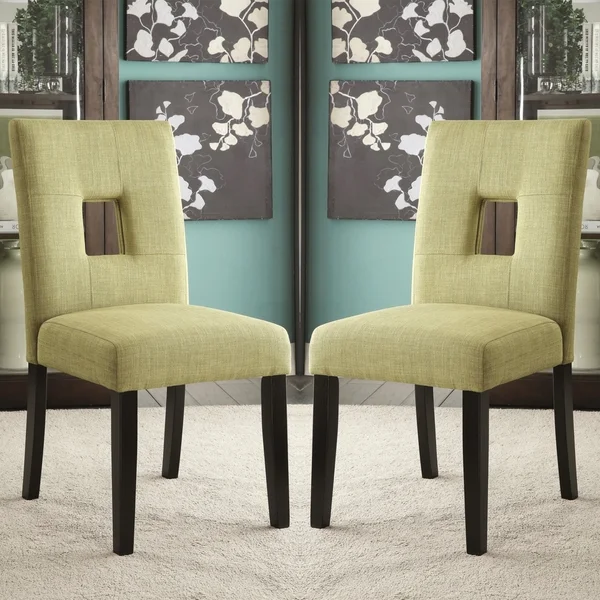 Great Deals On Dining Chairs, Open Back Velvet Dining Chair In Moss Green