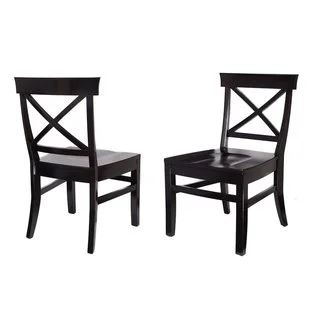 BirdRock Home Cross Back Side Chairs (Set of 2)