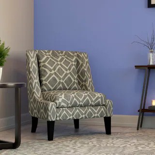 Madison Park Kyerin Grey Swoop Arm Chair