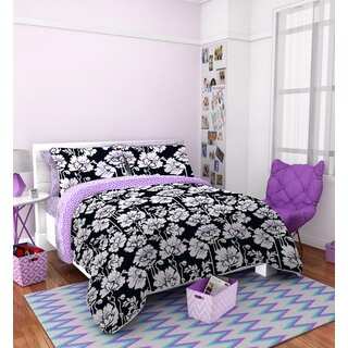 Seventeen Midnight Poppies 3-piece Comforter Set