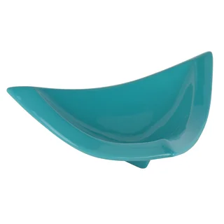 Whittier Turquoise 12-inch Triangle Bowl