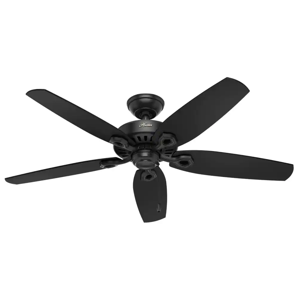 Hunter 52" Builder Outdoor Ceiling Fan with Pull Chain, Damp Rated