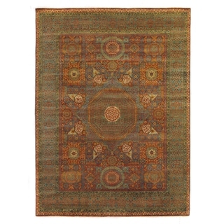 Tabriz Rust / Green New Zealand Wool Rug (14' x 18')