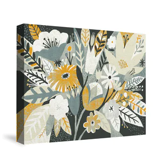 Laural Home Vintage Bouquet Yellow Canvas Wall Art