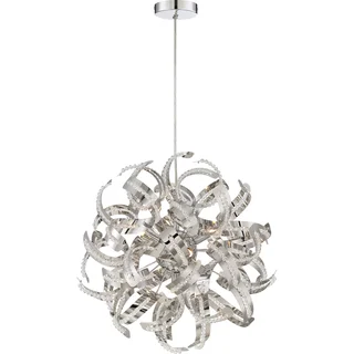 Quoizel Platinum Collection Steel Ribbons Pendant With 5 Lights