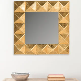 Safavieh Petra Pyramid Gold 30.5-inch Mirror