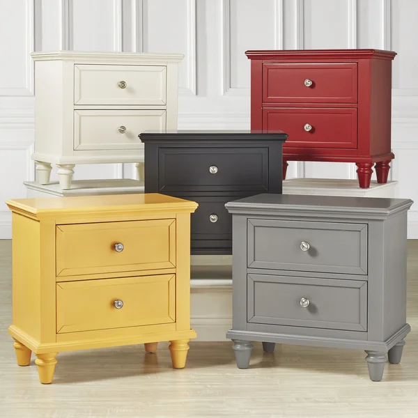 Preston 2-drawer Side Table Nightstand by iNSPIRE Q Junior