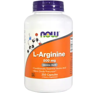 NOW Foods L-Arginine 250 500-milligram Capsules