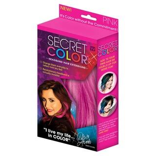 Secret Color Pink Headband Hair Extensions