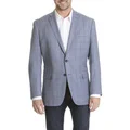 Daniel Hechter Men's Windowpane Plaid Fine Wool Sport Coat
