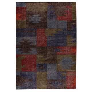 M.A. Trading Indo Hand-woven Lina Classic Multi Rug (6'6 x 9'9)