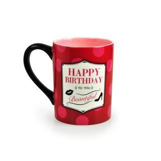 Kityu Gift Happy Birthday To You Beautiful 16-ounce Ceramic Mug
