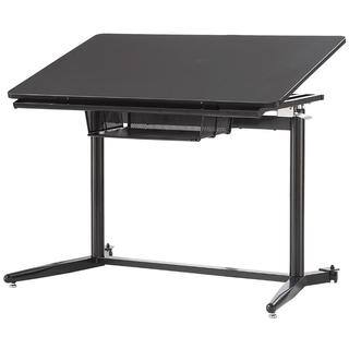 Devisor Black Metal Adjustable Standing Drafting Desk
