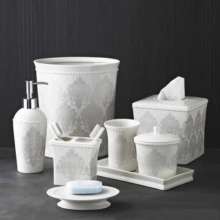 Damask Bath Accessory Collection