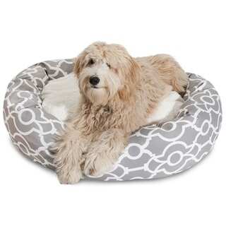 Athens Sherpa Bagel Dog Bed by Majestic Pet