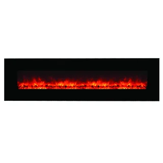 The Master of Romance Wall Mounted Electric Fireplace with Remote Control Realistic Flame