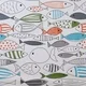 Thumbnail 4, HipStyle Madfish Cotton Shower Curtain. Changes active main hero.