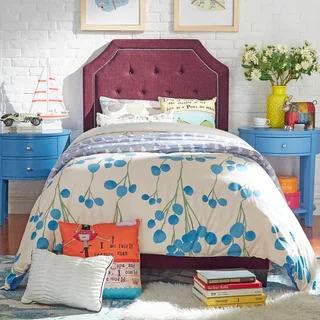 Grace Button Tufted Arched Bridge Twin-sized Upholstered Bed by IQ KIDS