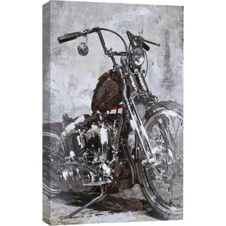 Hobbitholeco. 'Bike' 32 x 47-inch Acrylic Painting