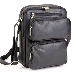 LeDonne Leather Multi-pocket Tech Bag