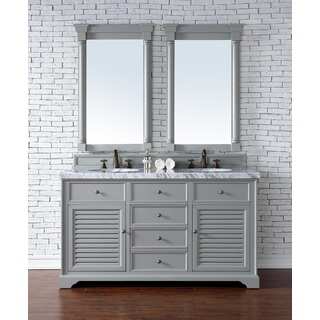 Savannah Urban Grey 60-inch Double Vanity Cabinet