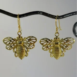 Bumble Bee Earrings by Spirit Tribal Fusion