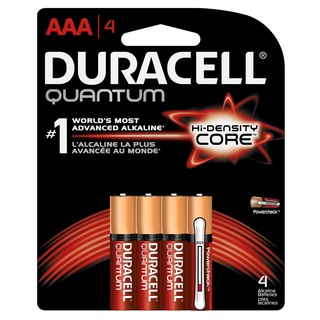 Duracell 66249 AAA Quantum Alkaline Batteries 4-count