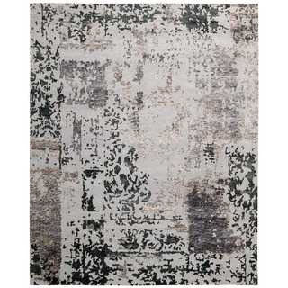 Nourison Silk Shadows Silver/Grey Rug (7'9 x 9'9)