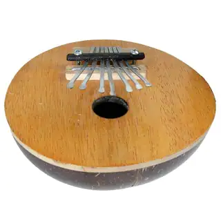 Fair Trade Hand Crafted Wood & Coconut Shell Thumb Piano