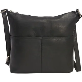 LeDonne Leather Carefree Top-zip Shoulder Bag