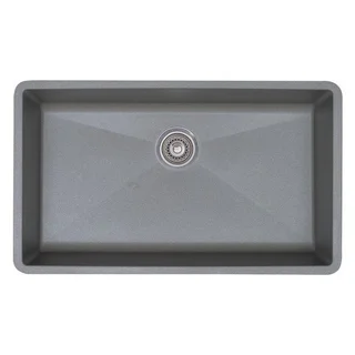 Blanco Prcis Super Metallic Gray Single Bowl Sink
