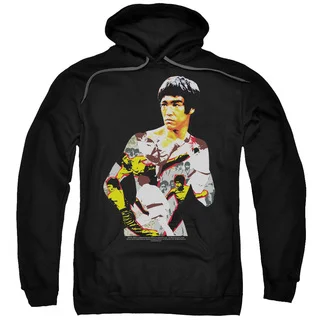 Bruce Lee/Body Of Action Adult Pull-over Hoodie in Black