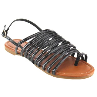 Beston Eb59 Strappy Flat Sandals