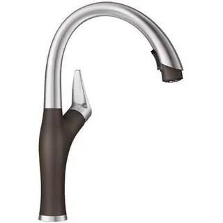 Blanco Artona Cafe Brown 2.2 Stainless Steel Dual Finish Faucet