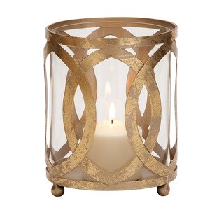 Classy Styled Metal Glass Candle Lantern