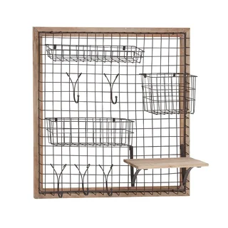 The Ingenious Wood Metal Wall Strong Rack