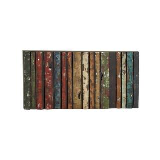 Multi-Colored Metal Abstract Rectangular Wall Decor