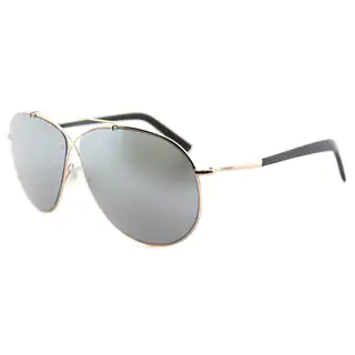 Tom Ford TF 374 28Q Eva Pilot Rose Gold Metal Aviator Green Mirror Lens Sunglasses