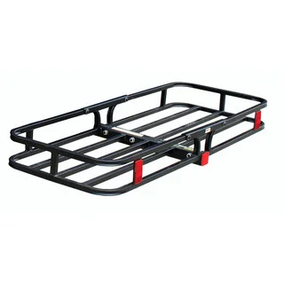 MaxxHaul Black Stainless Steel 53-inch x 19.5-inch 500-pound Capacity Compact Cargo Carrier