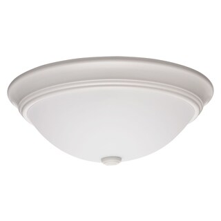 Lithonia Lighting FMDECL 10 14830 WH M6 LED Round Decor White 10-inch Flush Mount