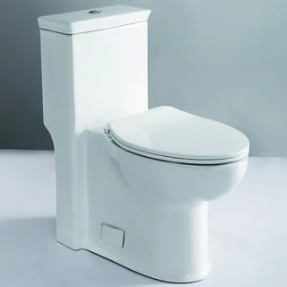 EAGO TB377 White Porcelain ADA-compliant One-piece Single-flush Toilet