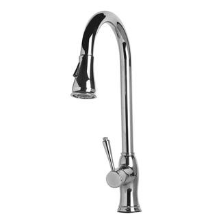 ALFI AB2043-PSS Traditional Polished Pull-down Kitchen Faucet