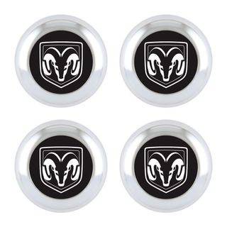 Pilot Automotive Dodge Officially License Plate Fastener Caps for Vehicles Cars