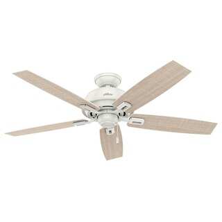 Hunter Donegan Collection 52-inch Fresh White Fan with 5 Reversible Blades