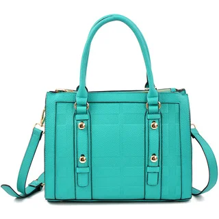 Dasein Belted Medium Satchel Handbag