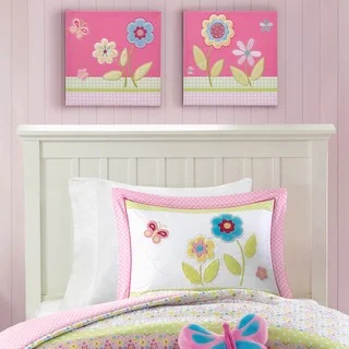Mi Zone Kids Flower Power Pink Embroidery Set